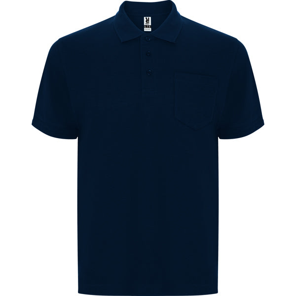 Polo manga corta CENTAURO PREMIUM en color marino para personalizar con tu logo, nombre o foto