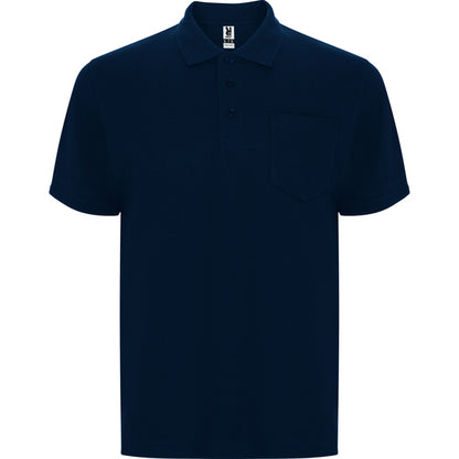 Polo manga corta CENTAURO PREMIUM en color marino para personalizar con tu logo, nombre o foto