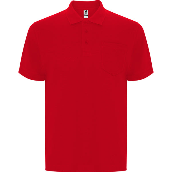 Polo manga corta CENTAURO PREMIUM personalizable online — rojo, taller en Madrid