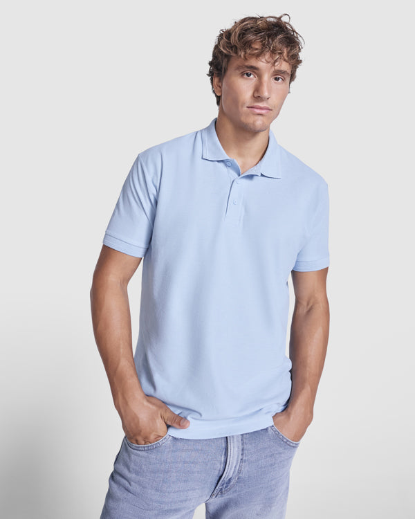 Polo manga corta PEGASO PREMIUM — estampación y bordado de tu diseño