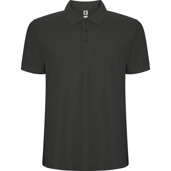 Polo manga corta PEGASO PREMIUM personalizable online — plomo oscuro, taller en Madrid