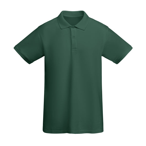 Polo manga corta PRINCE personalizable online — verde botella, taller en Madrid