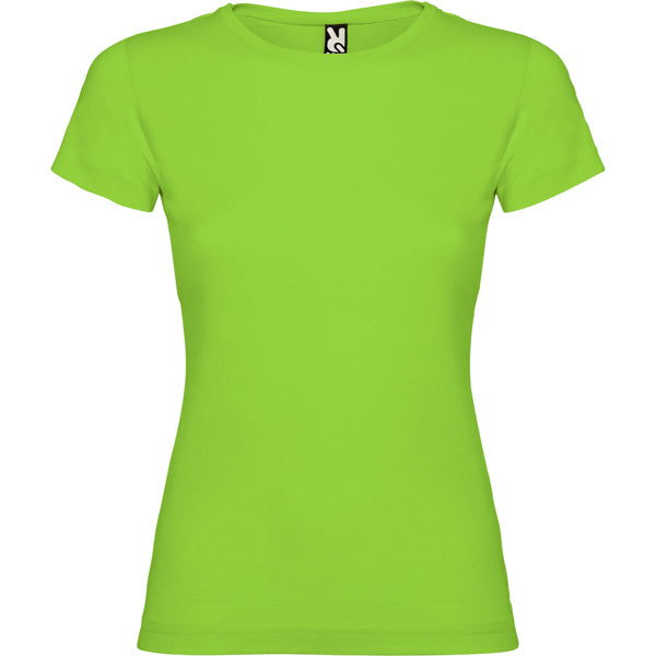 Camiseta manga corta JAMAICA en color verde oasis para personalizar con tu logo, nombre o foto