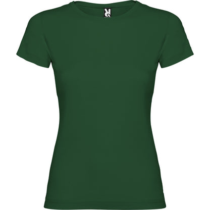Camiseta manga corta JAMAICA en color verde botella, personalización a medida en Crea41