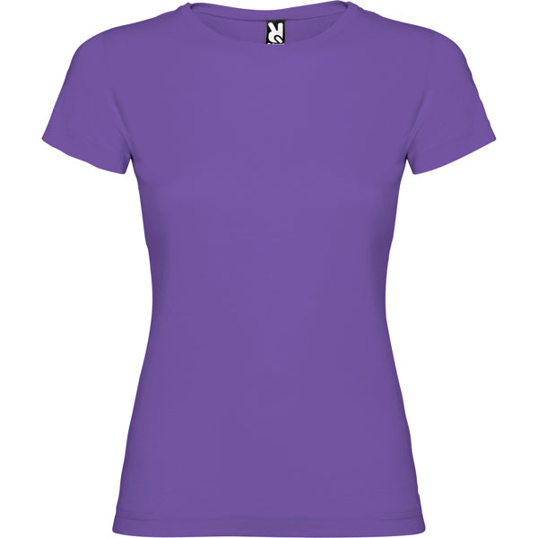 Camiseta manga corta JAMAICA en color iris purpura — estampación y bordado de tu diseño
