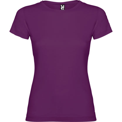 Camiseta manga corta JAMAICA en color purpura, personalización a medida en Crea41