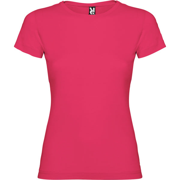 Camiseta manga corta JAMAICA en color roseton para personalizar con tu logo, nombre o foto