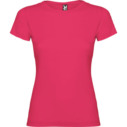 Camiseta manga corta JAMAICA en color roseton para personalizar con tu logo, nombre o foto