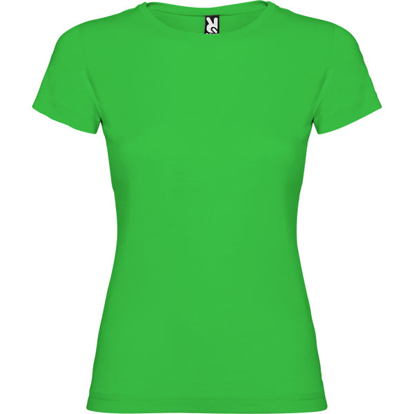 Camiseta manga corta JAMAICA en color verde grass, personalización a medida en Crea41
