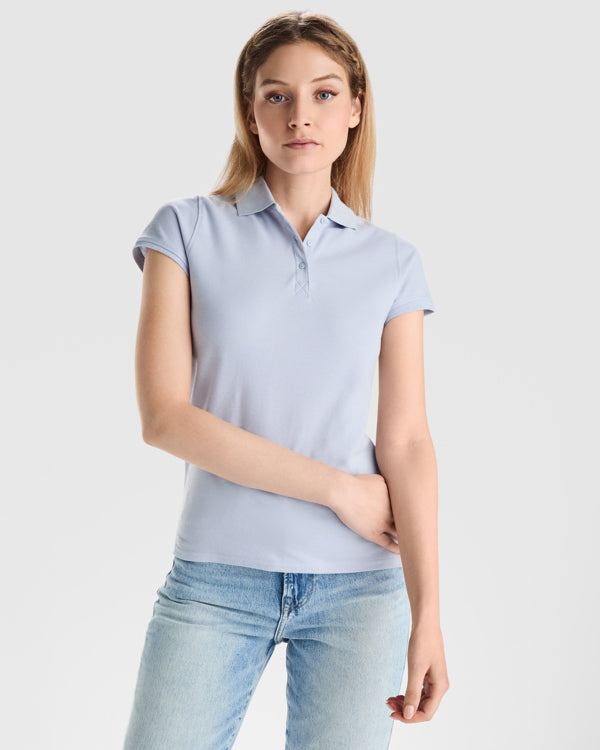 Polo manga corta STAR WOMAN para personalizar con tu logo, nombre o foto