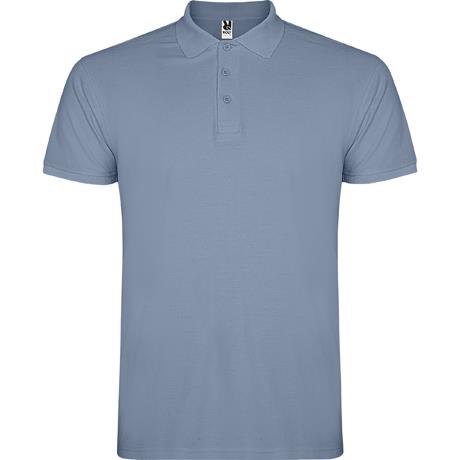 Polo manga corta STAR — estampación y bordado de tu diseño