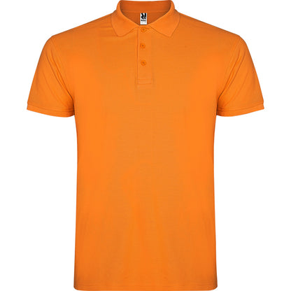 Polo manga corta STAR personalizable online — naranja, taller en Madrid