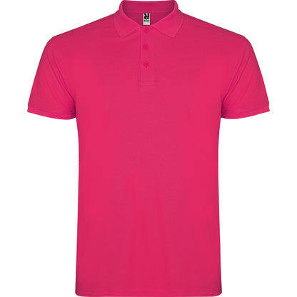 Polo manga corta STAR en color roseton para personalizar con tu logo, nombre o foto