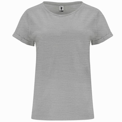 Camiseta manga corta CIES en color gris vigore, personalización a medida en Gráficas Hugo