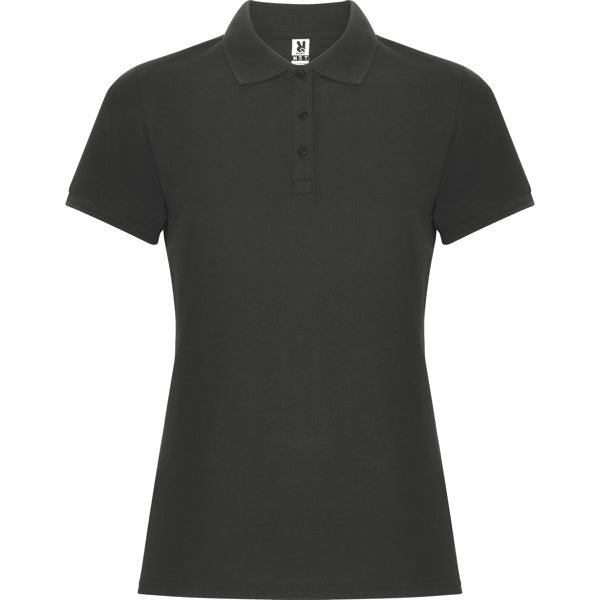 Polo manga corta PEGASO WOMAN PREMIUM personalizable online — plomo oscuro, taller en Madrid