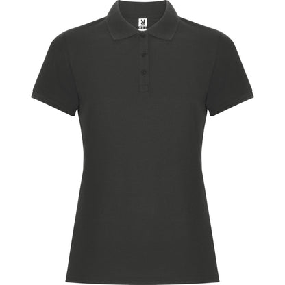 Polo manga corta PEGASO WOMAN PREMIUM personalizable online — plomo oscuro, taller en Madrid