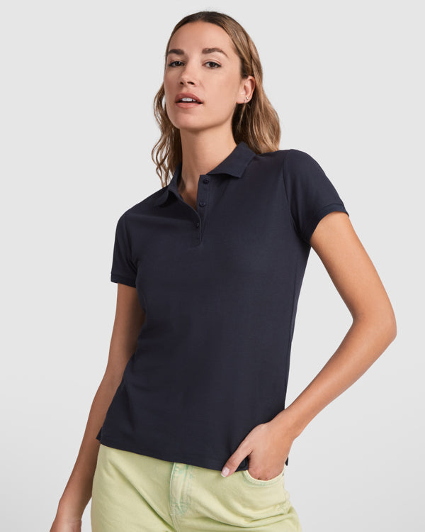 Polo manga corta PEGASO WOMAN PREMIUM personalizable online, taller en Madrid