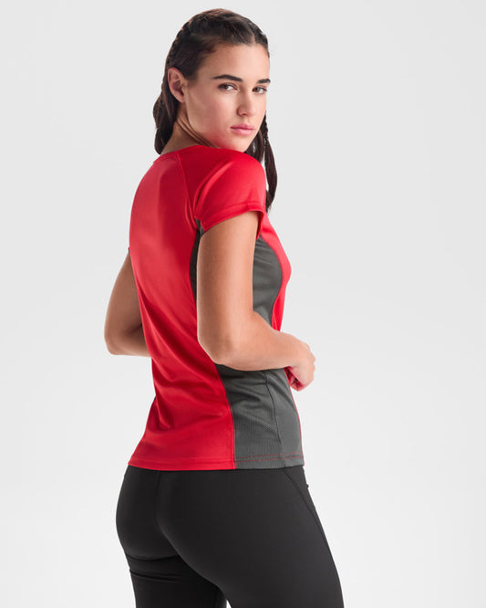 Camiseta técnica SHANGHAI WOMAN, personalización a medida en Gráficas Hugo
