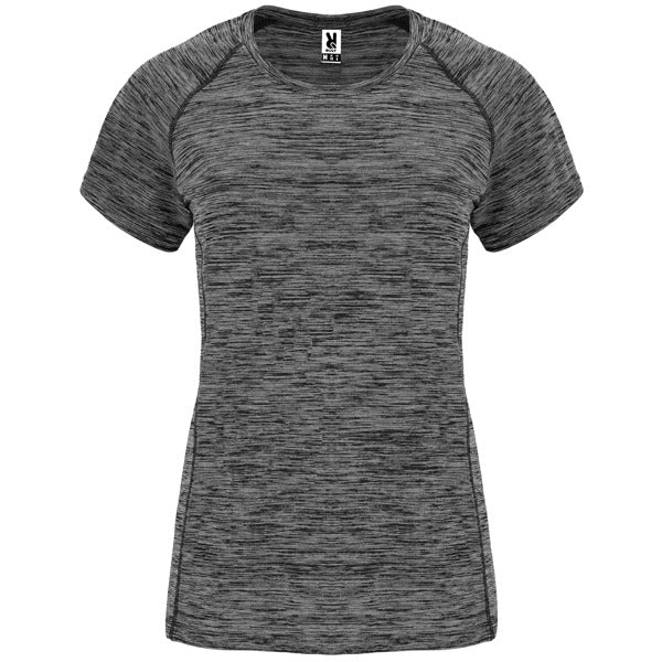 Camiseta técnica AUSTIN WOMAN en color negro vigore para personalizar con tu logo, nombre o foto