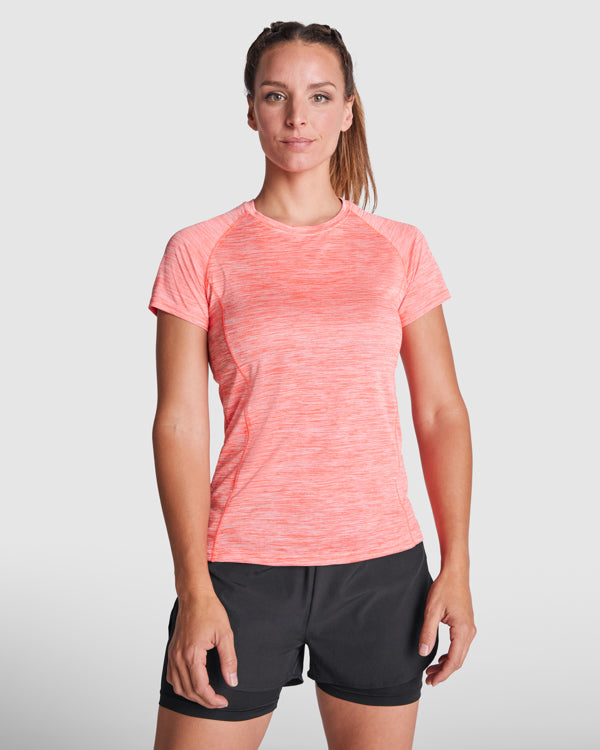 Camiseta técnica AUSTIN WOMAN — estampación y bordado de tu diseño