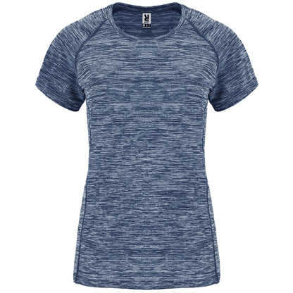 Camiseta técnica AUSTIN WOMAN personalizable online — azul marino vigore, taller en Madrid