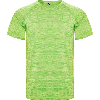 Camiseta técnica AUSTIN en color lima vigore — estampación y bordado de tu diseño