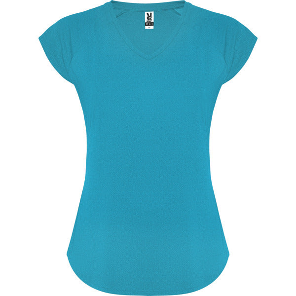 Camiseta técnica AVUS en color turquesa vigore para personalizar con tu logo, nombre o foto