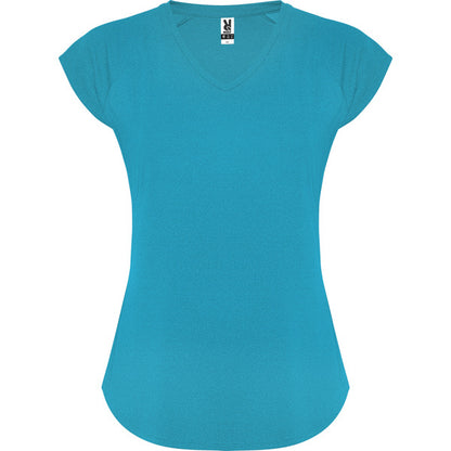 Camiseta técnica AVUS en color turquesa vigore para personalizar con tu logo, nombre o foto