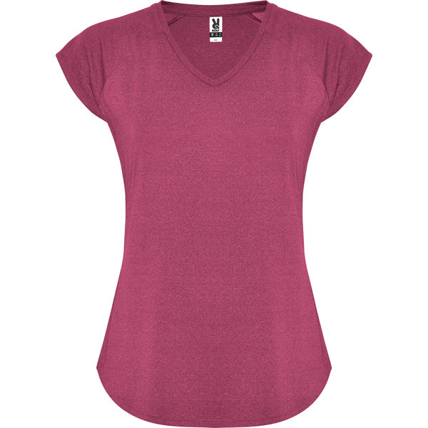 Camiseta técnica AVUS en color roseton vigore, personalización a medida en Crea41