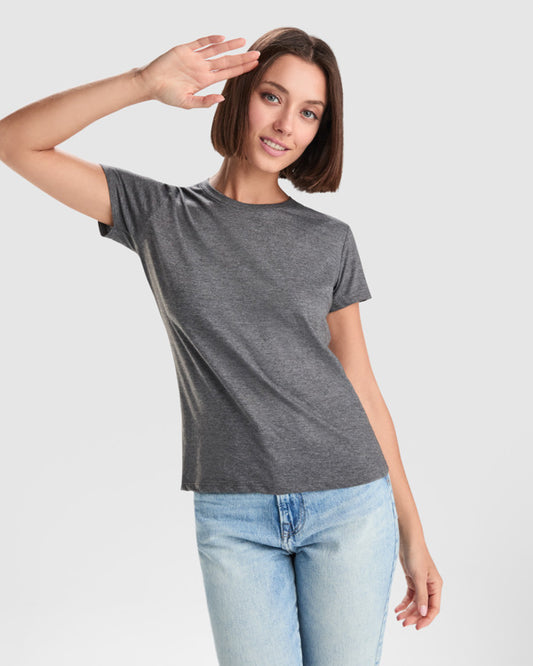 Camiseta manga corta FOX WOMAN para personalizar con tu logo, nombre o foto