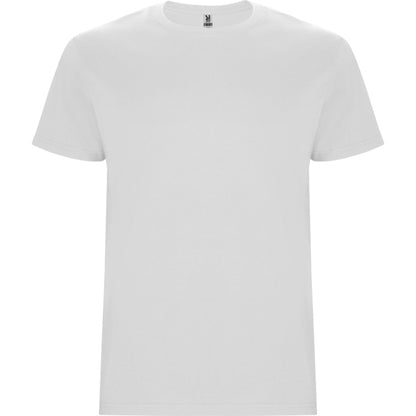 Camiseta manga corta STAFFORD en color blanco — estampación y bordado de tu diseño