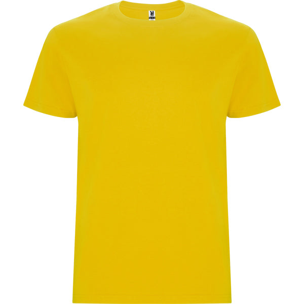 Camiseta manga corta STAFFORD en color amarillo para personalizar con tu logo, nombre o foto