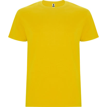 Camiseta manga corta STAFFORD en color amarillo para personalizar con tu logo, nombre o foto