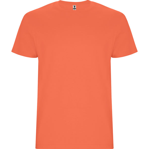 Camiseta manga corta STAFFORD en color coral para personalizar con tu logo, nombre o foto