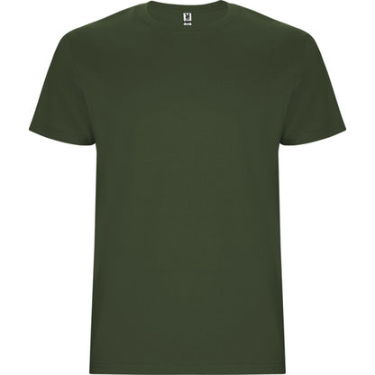 Camiseta manga corta STAFFORD en color verde aventura para personalizar con tu logo, nombre o foto
