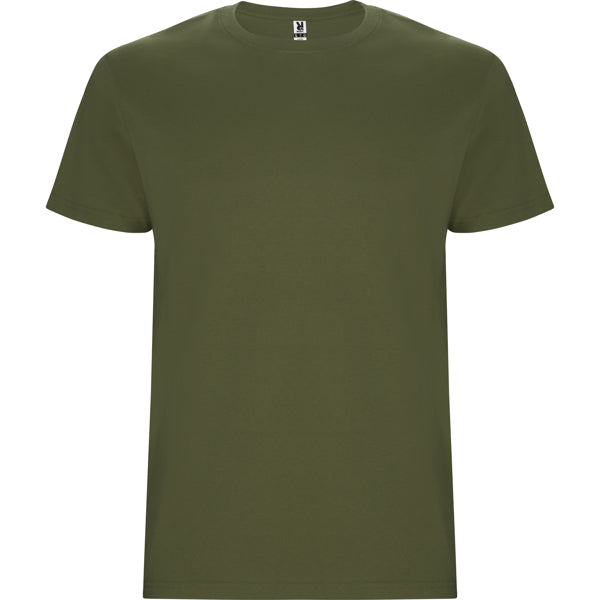 Camiseta manga corta STAFFORD personalizable online — verde militar, taller en Madrid