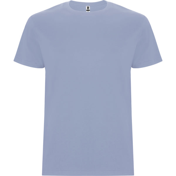 Camiseta manga corta STAFFORD en color azul zen — estampación y bordado de tu diseño
