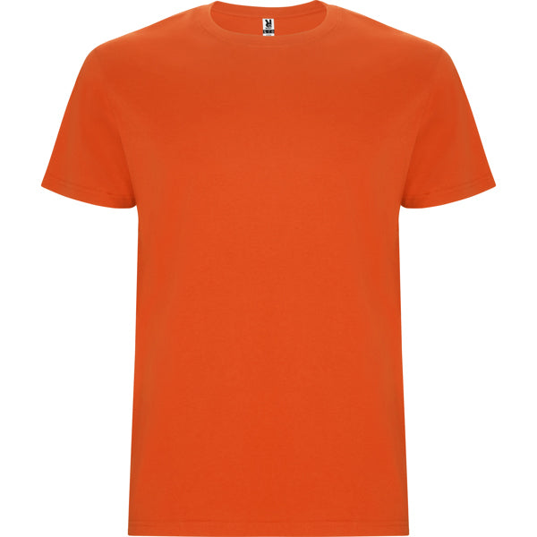 Camiseta manga corta STAFFORD en color naranja, personalización a medida en Gráficas Hugo