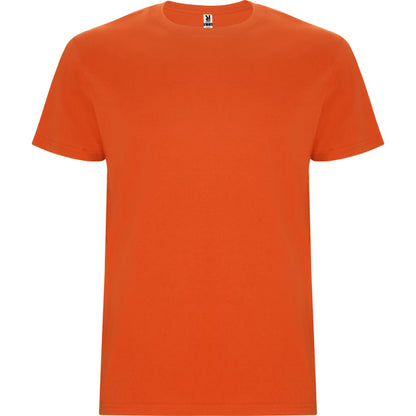 Camiseta manga corta STAFFORD en color naranja, personalización a medida en Gráficas Hugo
