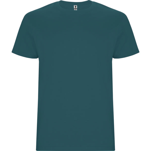 Camiseta manga corta STAFFORD en color azul lago — estampación y bordado de tu diseño