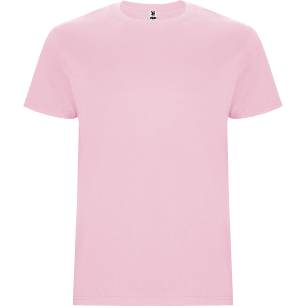 Camiseta manga corta STAFFORD en color rosa claro para personalizar con tu logo, nombre o foto