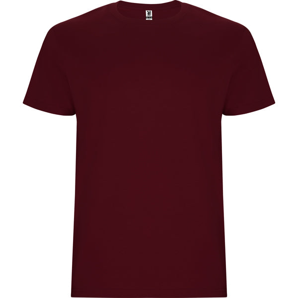 Camiseta manga corta STAFFORD personalizable online — granate, taller en Madrid