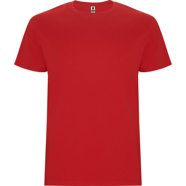 Camiseta manga corta STAFFORD en color rojo, personalización a medida en Gráficas Hugo
