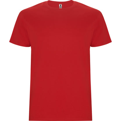 Camiseta manga corta STAFFORD en color rojo, personalización a medida en Gráficas Hugo
