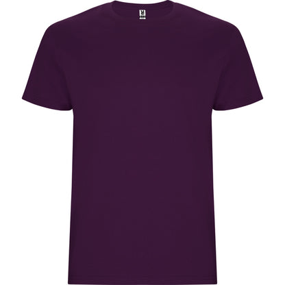 Camiseta manga corta STAFFORD en color purpura — estampación y bordado de tu diseño