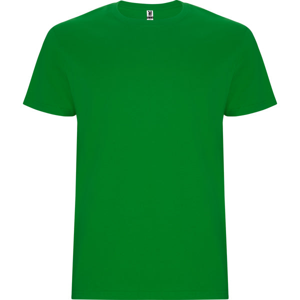 Camiseta manga corta STAFFORD en color verde grass, personalización a medida en Gráficas Hugo