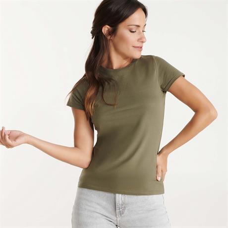 Camiseta manga corta CAPRI — estampación y bordado de tu diseño