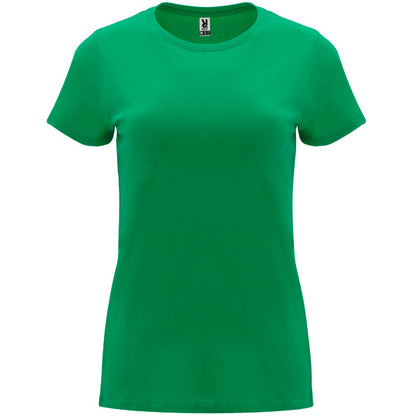 Camiseta manga corta CAPRI en color verde kelly para personalizar con tu logo, nombre o foto