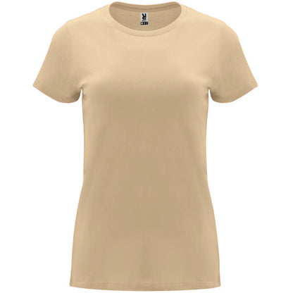 Camiseta manga corta CAPRI en color angora, personalización a medida en Gráficas Hugo