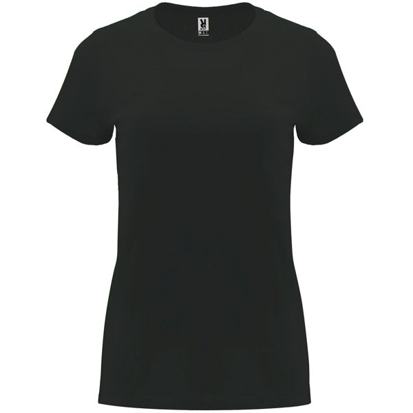 Camiseta manga corta CAPRI en color plomo oscuro, personalización a medida en Gráficas Hugo